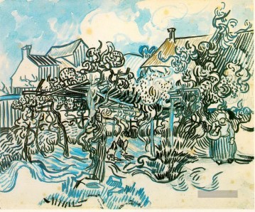 Alte Weinberg mit Bäuerin Vincent van Gogh Ölgemälde